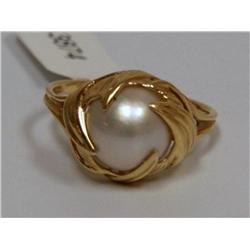 13.00mm Pearl Hand Made Ladies Ring