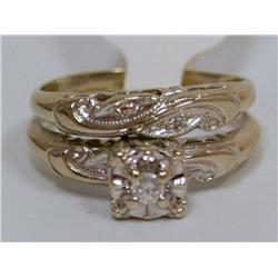 Diamonds Hand Carved  Ladies Ring