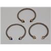 Image 1 : Sterling Silver Wire Rope Bangles (Times the Money