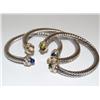 Image 2 : Sterling Silver Wire Rope Bangles (Times the Money