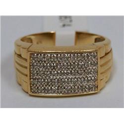 Diamonds Cluster Pave Setting Hand Made Ring