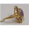 Image 2 : AAA Lavender Jade & Tanzanite Ladies Ring