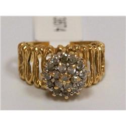 Diamonds Cocktail Hand Made Ladies Ring