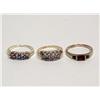 Image 1 : Sterling With Tanzanite & Amethyst Rings