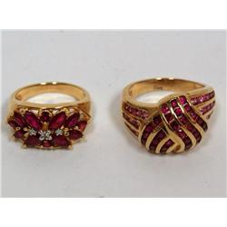 18K Gold Over Sterling Rings (Times the Money)