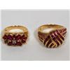 Image 1 : 18K Gold Over Sterling Rings (Times the Money)