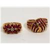 Image 2 : 18K Gold Over Sterling Rings (Times the Money)