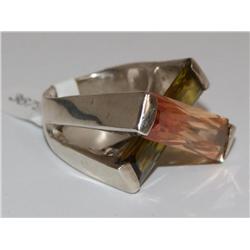 Sterling Silver & Peridot Ring