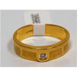 22K Gold & Diamond Ring
