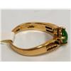 Image 2 : AAA Deep Green Jade Vintage Ladies Ring