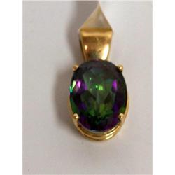 20.00Ctw AAA Mystic Topaz Hand Made Pendant