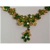 Image 2 : 18K GF Necklace With CZ & Tourmaline