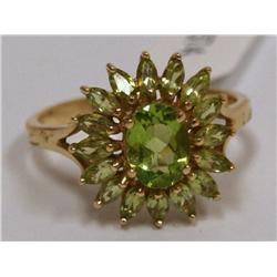 5.00Ctw AAA Peridot Cocktail Hand Made Ladies Ring