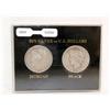 Image 1 : Two Coin Morgan and Peace Dollar Set