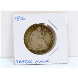 1876 Seated Half Dollar