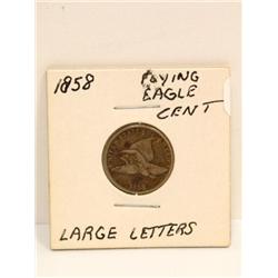 1858 Flying Eagle Cent Large Letters