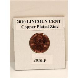 2010 Uncirculated Cent Lincoln Shield