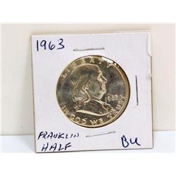 1963 Mint state Franklin Half Dollar