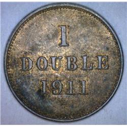 1911 Gurnsey 1 Double Uncirculated