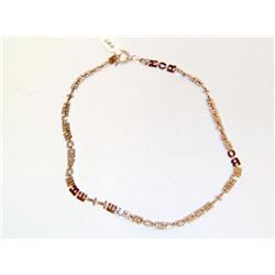 Sterling Silver Necklace Alphabet Links