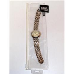 Bijoux Terner Pearl Face Wrist Watch