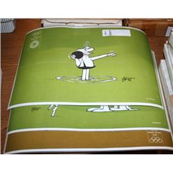 Placemats/Posters Olympics B/C Comics - total of 3
