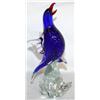 Image 1 : Lead Crystal Bird Statue 11" Tall