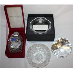 4 Pc. Lot of Nice Crystal Collectibles