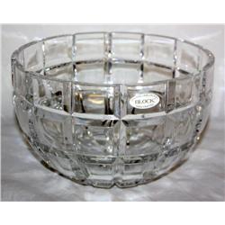 Hand Crafted Block Crystal Bowl