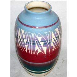 10" Native American Signed Vase