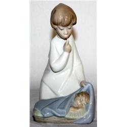Lladro Mother & Baby Statue