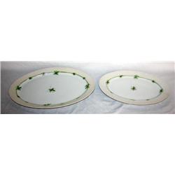 2 Royal Copenhagen Platters from Denmark