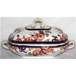 Wedgwood Semi Porcelain Serving Bowl & Lid