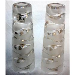 Crystal Candle Holders by JG Durand