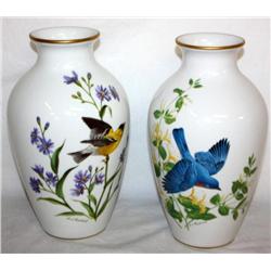 2 Signed Vases by A. J. Rudisill
