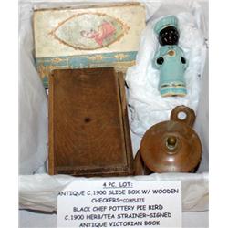 4 Pc . Antique Lot of Rare Collectibles