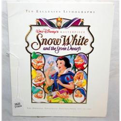 Set of Disney Lithographs - 1937 - 1993