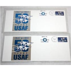 First Issue AIRFORCE USPS STAMPS--Thunderbirds