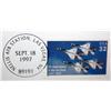 Image 2 : First Issue AIRFORCE USPS STAMPS--Thunderbirds