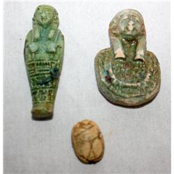 3 Egyptian Artifacts