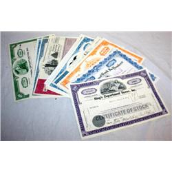 Misc. Stock Certificates