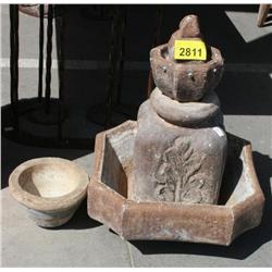 Cement Water Fountain