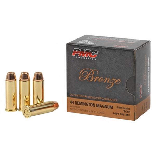 PMC BRNZ 44MAG 240 TCSP - 125 Rounds