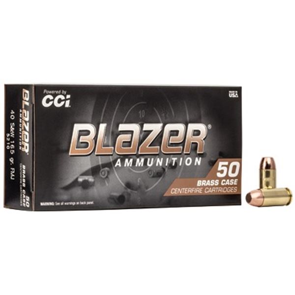 BLAZER BRASS 40SW 165GR FMJ - 300 Rounds