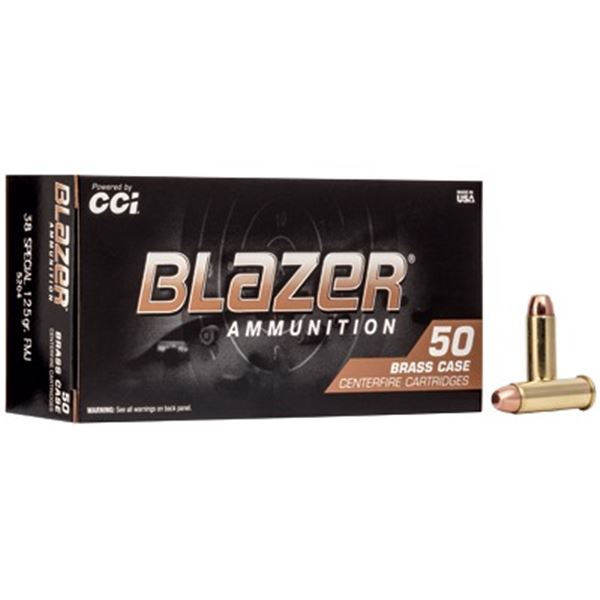 BLAZER BRASS 38SPL 125GR FMJ - 250 Rounds