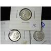 1951-D, 55 And 61-D Roosevelt Dimes (UNC)