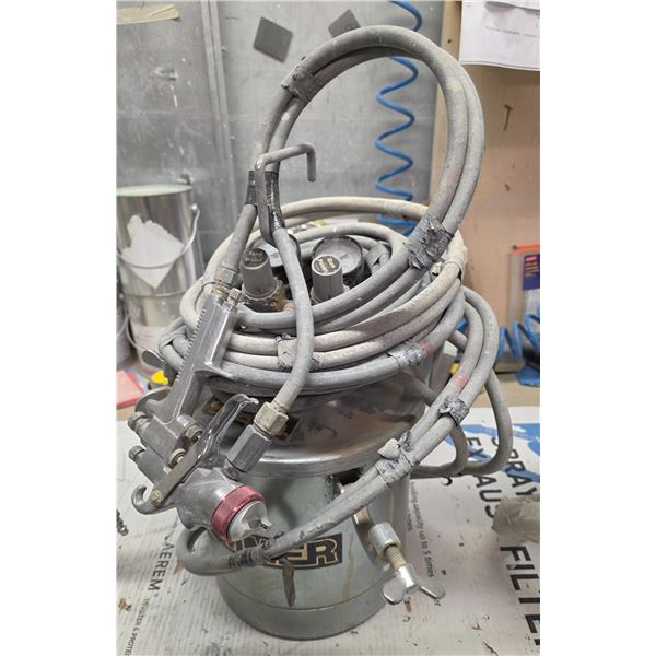 Lemmer large capacity pneumatic spray gun w/ hoses
