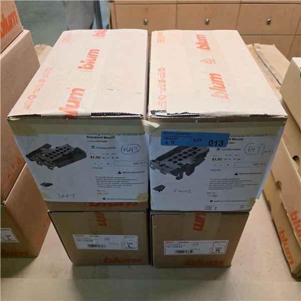 Blum Locks for undermount slides - (x200) Left & (x200) Right