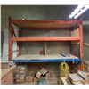 Image 1 : Steel warehouse racking - Uprights: 9' & 10' x 32" / Horizontals (x6) 9'L