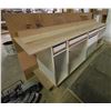 Image 2 : Workbench w/ 6 Drawers & 4 Shelves - 96x25x36" - Bidder responsible for removal